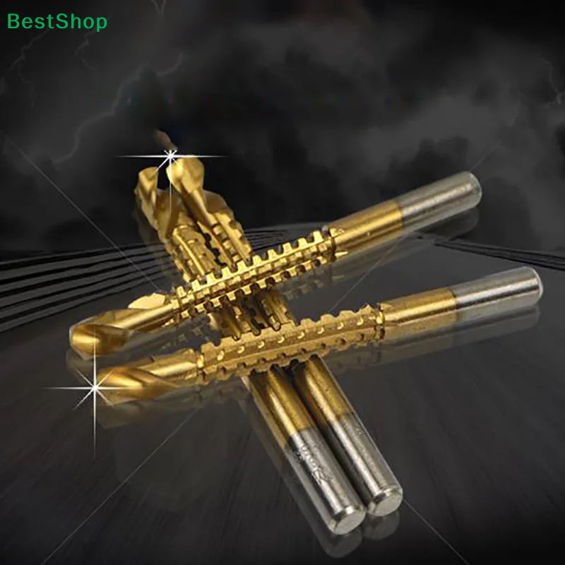 ★6Pcs Cobalt Left Hand Drill Bit Set Screw Metric Composite Tap Drill Bit Tap