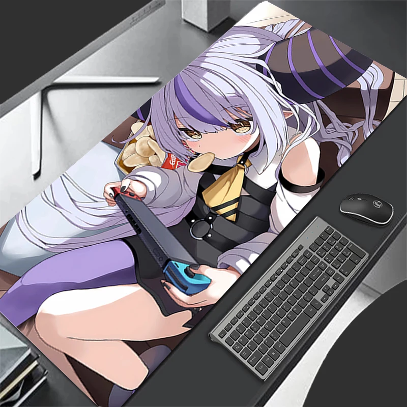 

Mousepad Computer Gaming Accessories HD Keyboard Pad Office PC Rubber Hololive La Darknesss Mouse Pad Decoracion Desk Mouse Mat