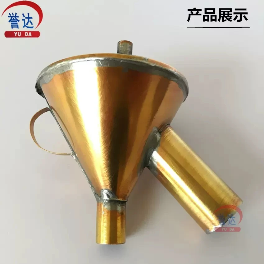 

pure copper insulation funnel teaching equipment filter funnel copper thermal double-layer insulation chemical equ