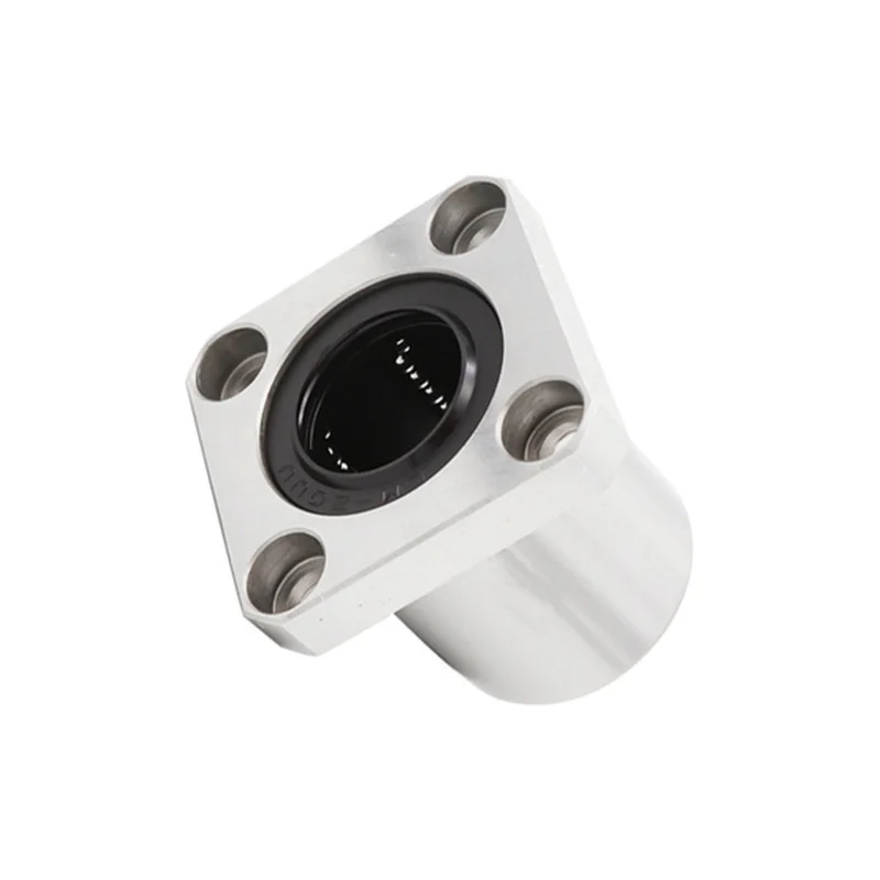 1/2/4pcs Square Flange Linear Motion Bushing Ball Bearing LMK6UU 8 10 12 13 16 20 25 LMK8LUU/10LUU/12LUU Bearing CNC Linear Bush