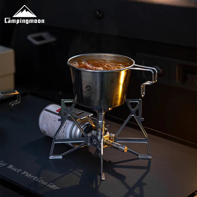 

CAMPINGMOON Outdoors S369 Large Capacity Stainless Steel Syrah Cup Camping Bowls Can Be Heated Syrah Bowl 500ml