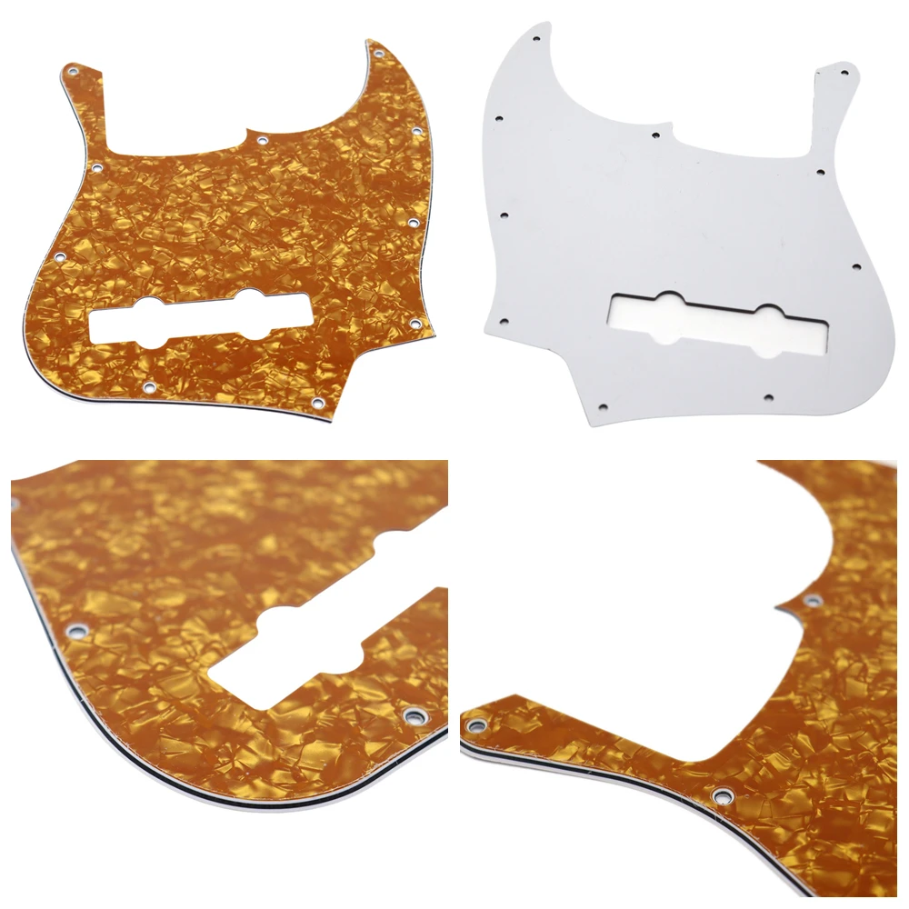 1 Stücke Gitarre Schlagbrett 3 Ply Jazz Bass JB 5 String Schlagbrett Für JB Bass Gitarre mit 10 stücke Schraube – Detail 17