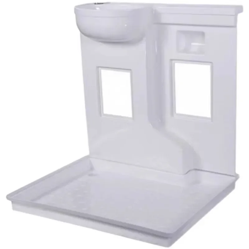 

RV trailer shower tray conversion accessories, bathroom integrated blister