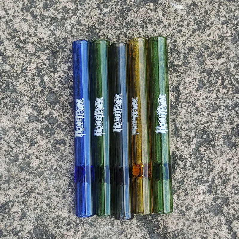 Boquilla de succión de filtro de varilla de vidrio tintado, tubo de humo de vidrio 0109, múltiples opciones de color