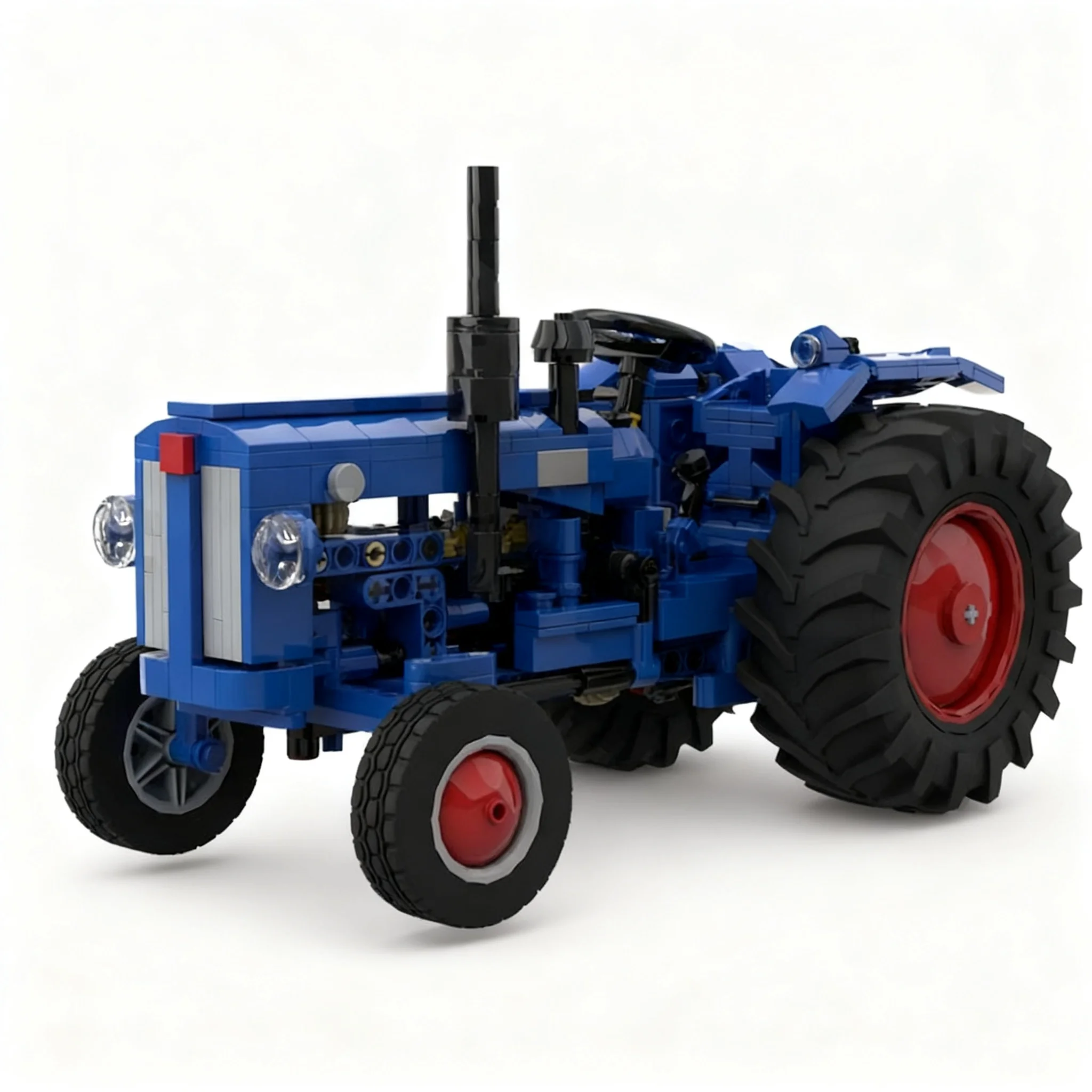 681pcs MOC Technical Fordson Power Major LS Model Christmas Gift DIY Creative Collectible For Living Room Set