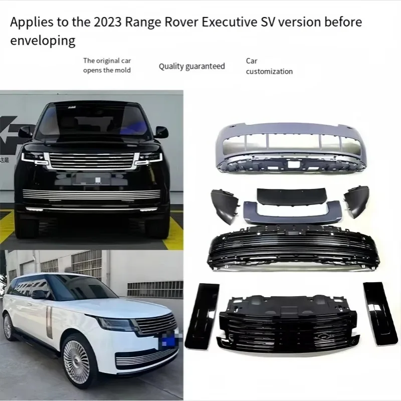 Suitable for  2013-2017 13th Generation Range Rover Sport L405 Change to 2023 Model the Body Kit and  SV Front Bumper Kit.