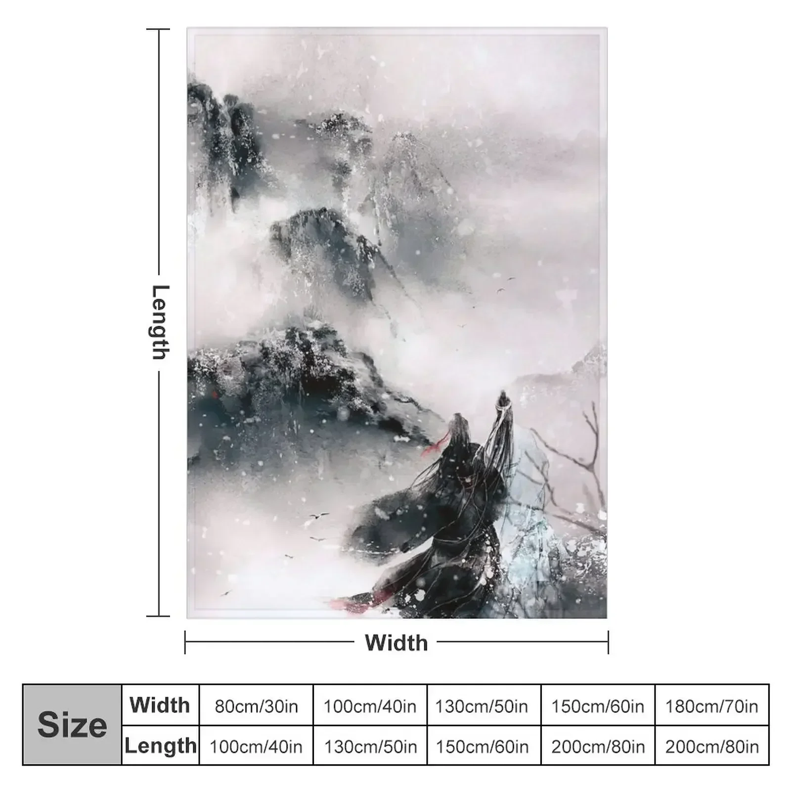 Wei wuxian and Lanzhan cultivating around the world married Throw Blanket Quilt christmas decoration Blankets