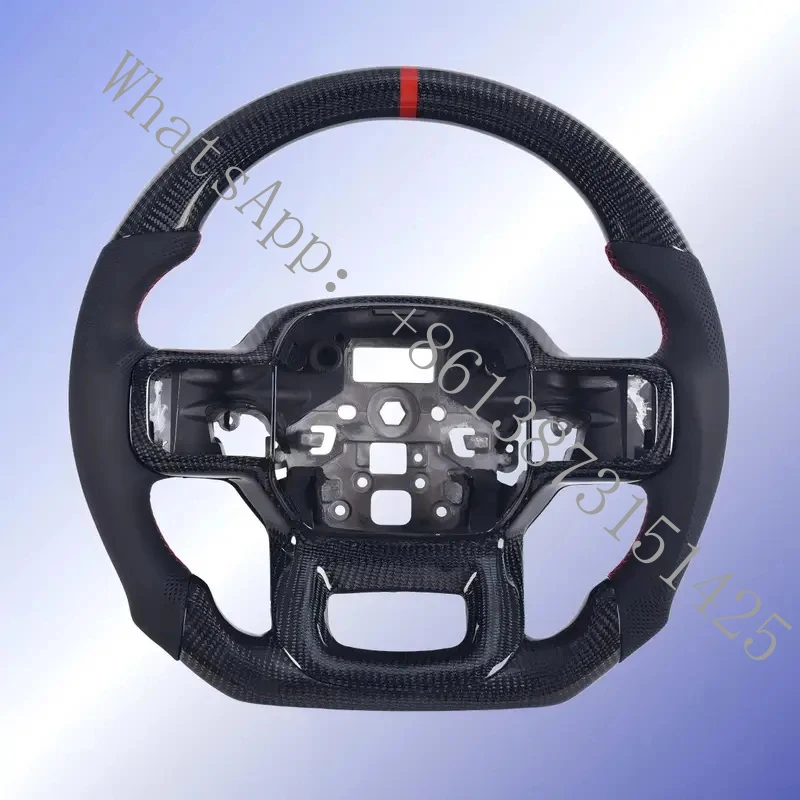 

ForGlassy Carbon Fiber Steering Wheel Raptor F150 F250 2018-2024