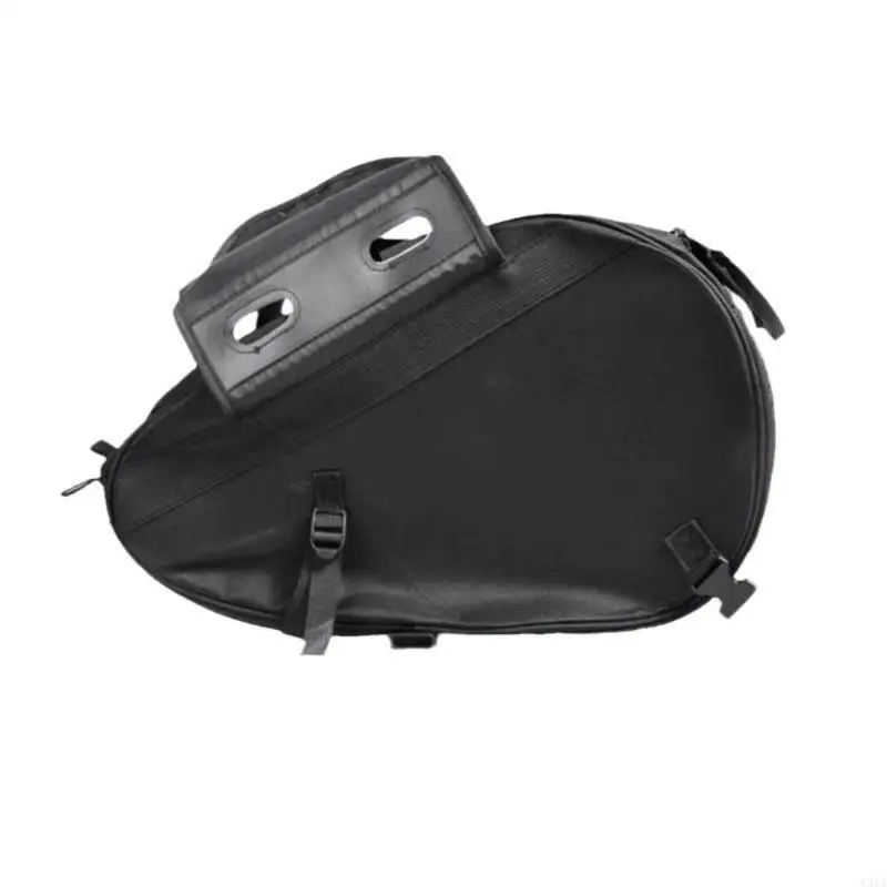   Shockproof EVA Motorcycle Side Cases with Anti Tear Fabric & Secure Straps Large