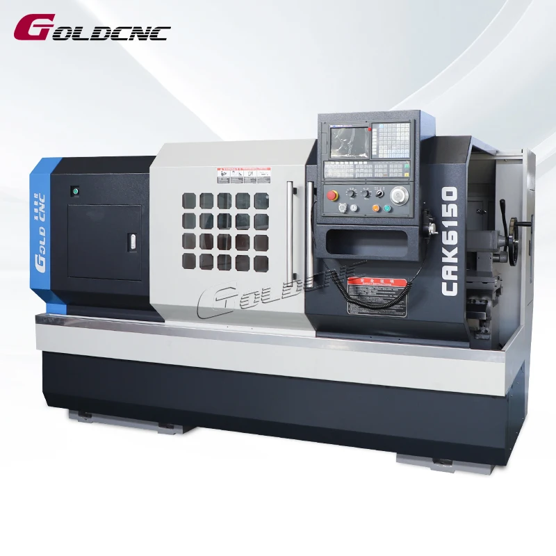 GOLDCNC Horizontal CK6136D/CK6140//CK6150/CK6180 Metal CNC Lathe Hine Price