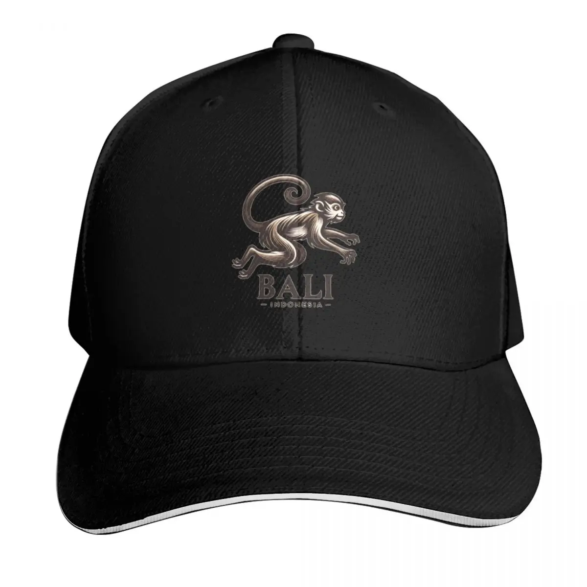 Bali Monkey forest Indonesia Baseball Cap Lightweight Packable Gift for Him Her Casual Daily Wear