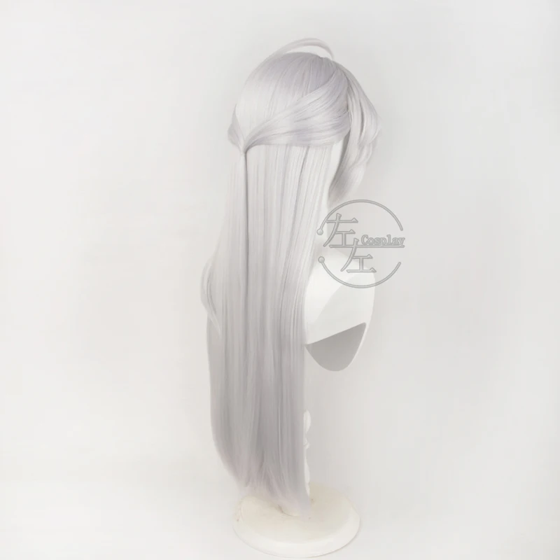 Zenless Zone Zero Yixuan Cosplay Perücke Lange Gerade Silber Grau Haar Synthetische Perücken Frauen Mädchen Yunkui Summit Party Halloween