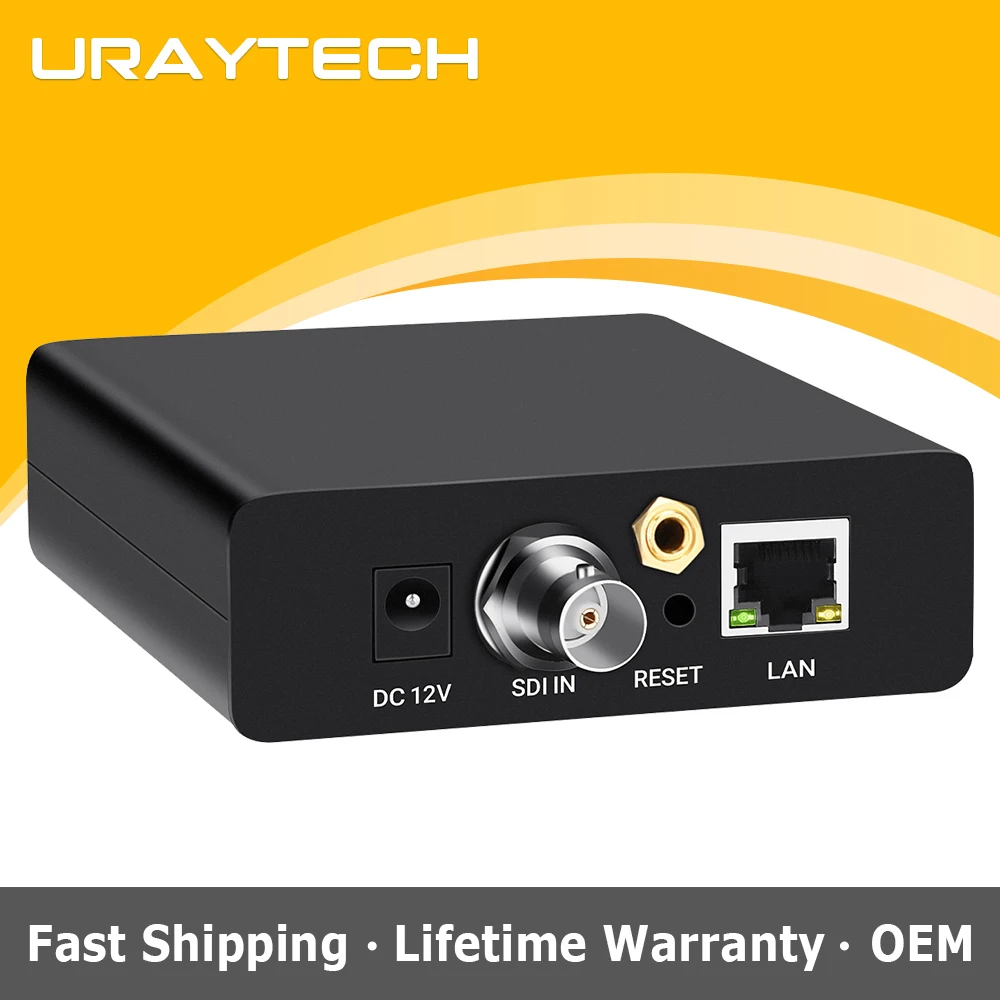 

HEVC H.265 H.264 SD HD 3G SDI to IP Encoder Live Streaming Video Audio Encoder Converter with SRT HTTP RTSP RTMP UDP ONVIF HLS