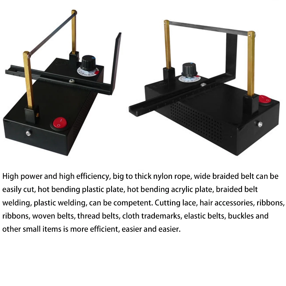 A60zmini Hot Cutting Machine Manual Electric Heating Cutter For Ribbon Lace Braided Belts 220V Satin Cutting Machine EU Plugmay