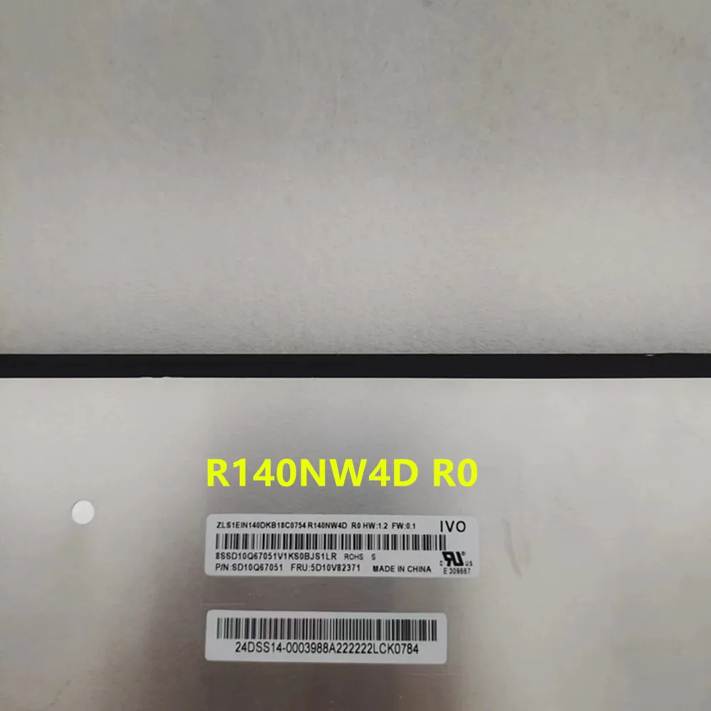 Imagem -05 - Painel de Led Ips para Lenovo Thinkpad Tela de Toque On-cell Novo Original x1 Carbono 2ª Geração R140nw4d r0 1920x1200 140 em
