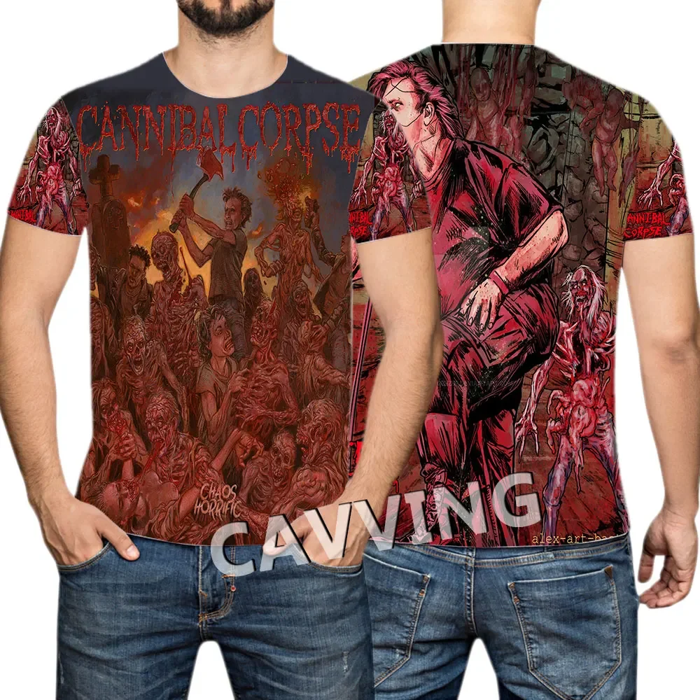 CANNIBAL CORPSE 3D Printed Casual T-shirts Hip Hop Tee Shirts Harajuku Styles Tops Fashion Clothing for Women/men
