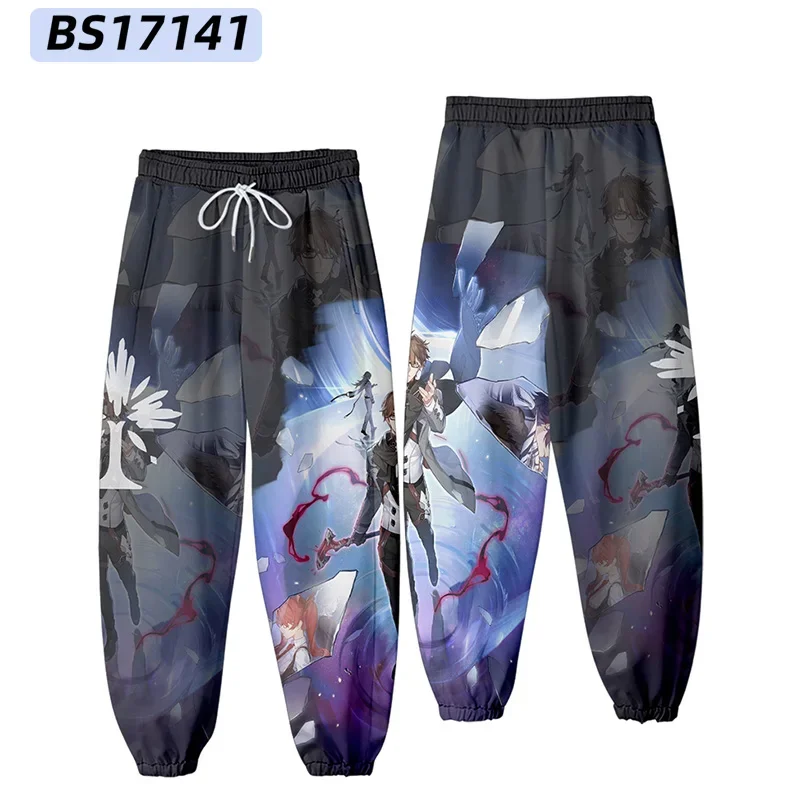 Honkai-Pantalon de jogging 3D Star Rail pour hommes et femmes, pantalon de survêtement FjHip Hop décontracté, Qingque Sushang Fu Xuan Asta, costume de cosplay