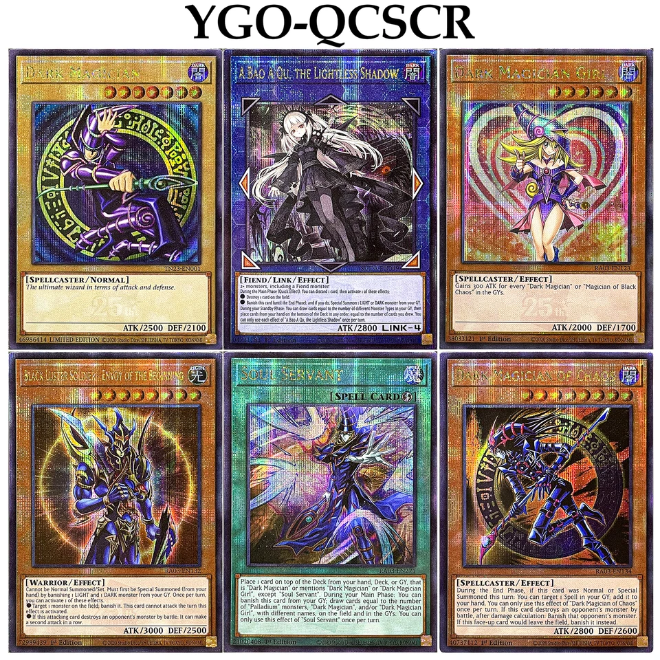 Yu-Gi-Oh! Card Dark Magician Of Chaos Platinum Secret Rare - RA03-EN134  ENVOY OF THE BEGINNING PRIMITE DRAGON TCG QCSCR Card - AliExpress 26