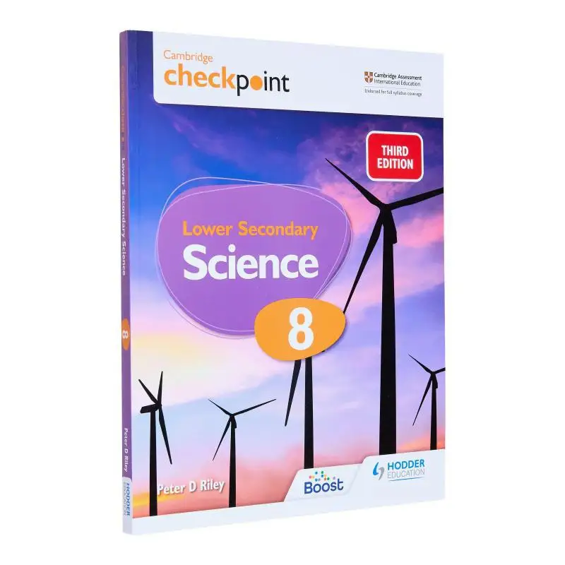 

Кембриджская контрольная точка, нижняя книга для студентов средней науки 8, Riley Peter Hodder Education 9781398302099. Книга