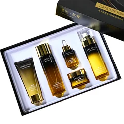 Caviar Black Gold Set Anti-Wrinkle Firming Facial Care Cosmetics Skin Care Full Set Genuine Skin Care Product Set