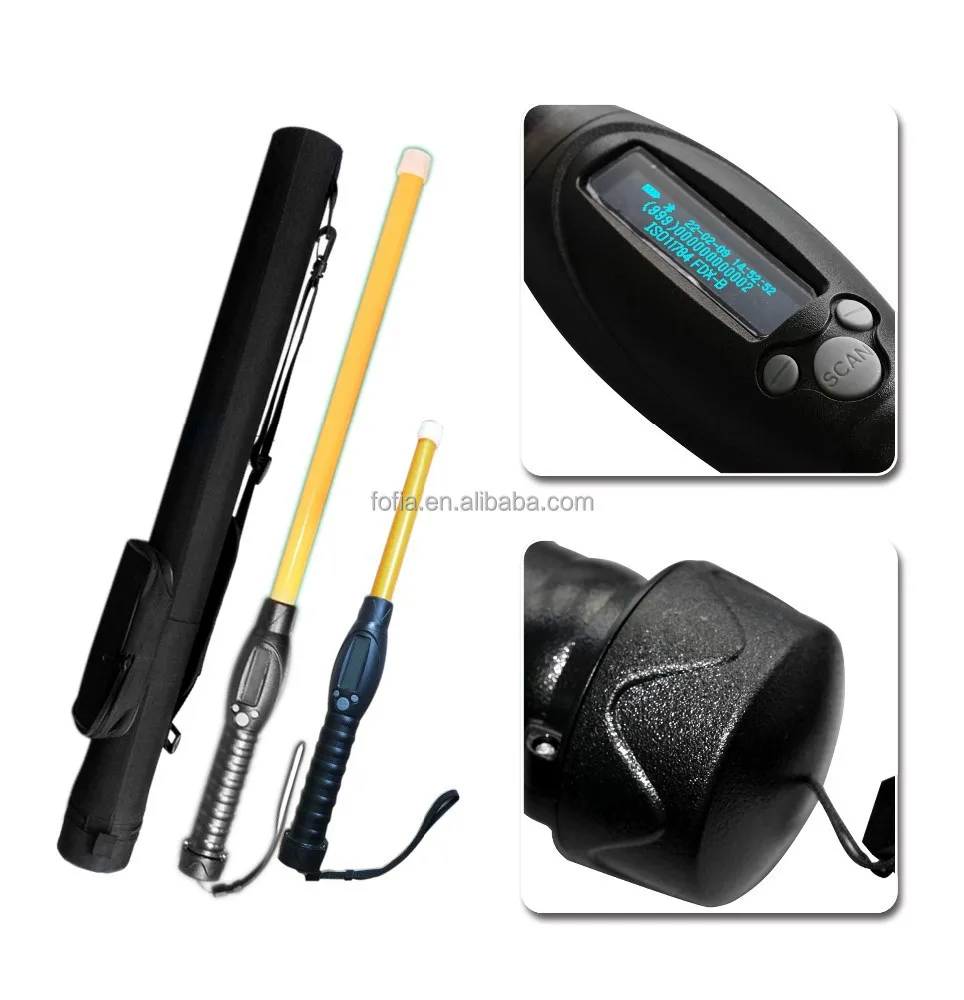 ISO11784/5 RFID Handheld 134.2khz Long Range Uhf Rfid Reader Cattle Ear Tag Stick Reader