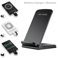 20W Wireless Charger Stand Oi Receiver Coil Kit for iPhone5 5s 6 8 11 12 13 Samsung S21 S20 S10 S9 S8 S6 Xiaomi Charging Station