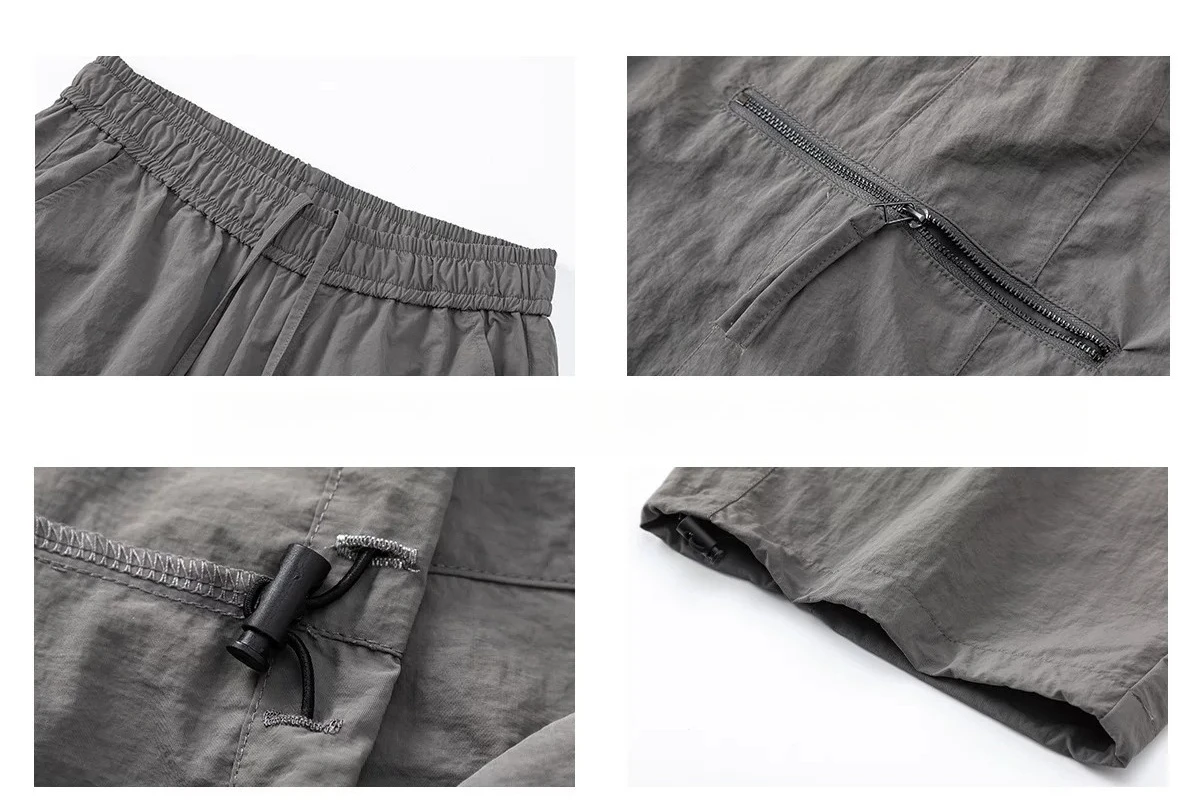 Herren Herbst Outdoor Wasserdichte Winddichte Taktische Cargohose - Locker Sitzende Sport-Freizeithose – Detail 14