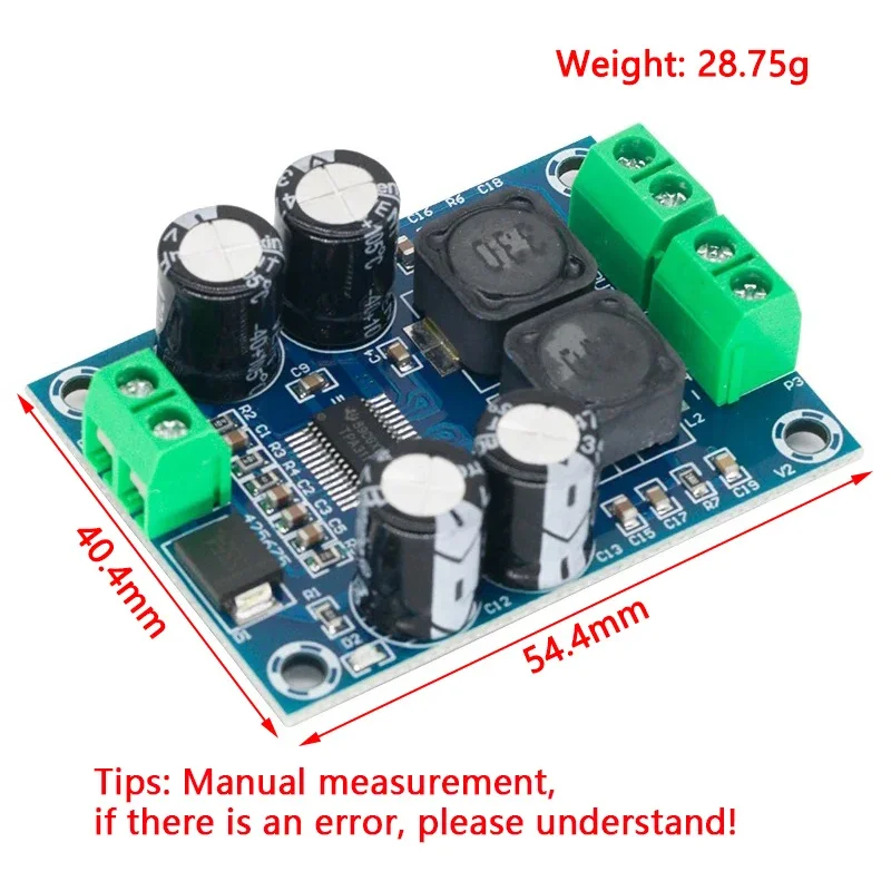 XH-M311 mini TPA3118 digital audio amplifier board audio power amplifier module mono 60W