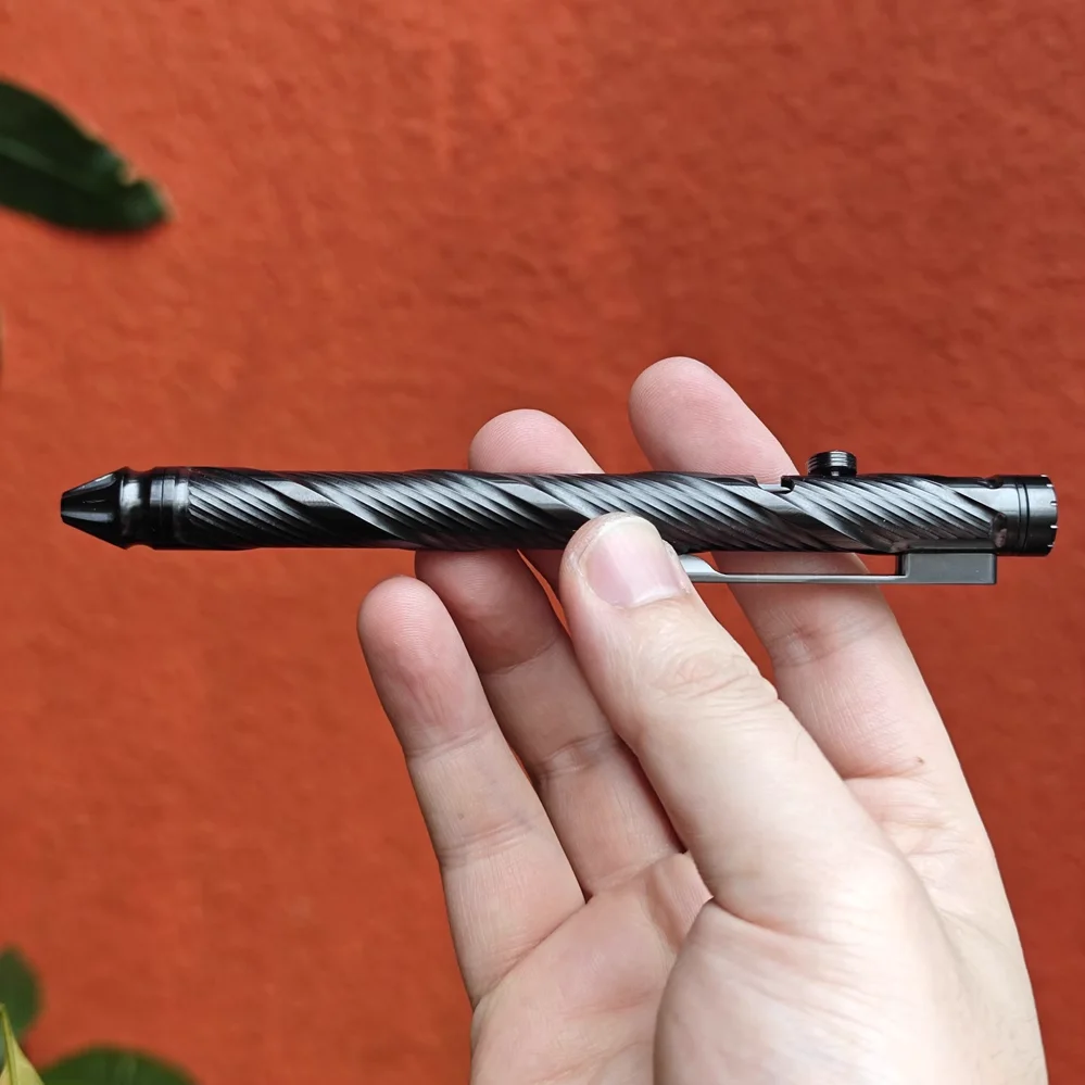 EDC Titanium Alloy Zirconium Alloy Pen With Collection Writing Multi-functional Portable Outdoor EDC Tools