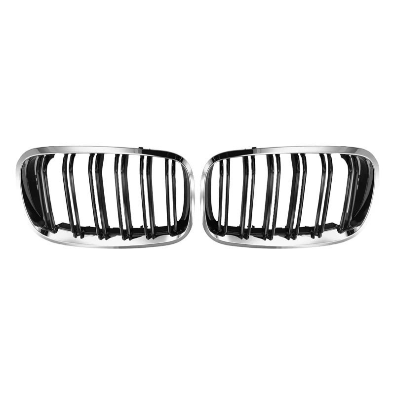 

Car Front Kidney Grille For BMW E70 E71 X5 X6 2007-2013 Dual Slats 51137157687 51137157688