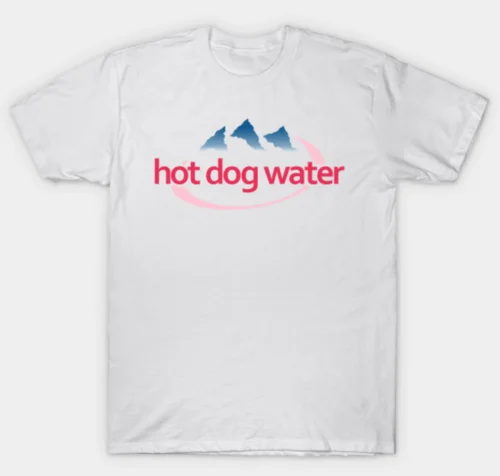 Camiseta de agua para perros calientes, camisa divertida de agua embotellada para amantes lindos, Meme