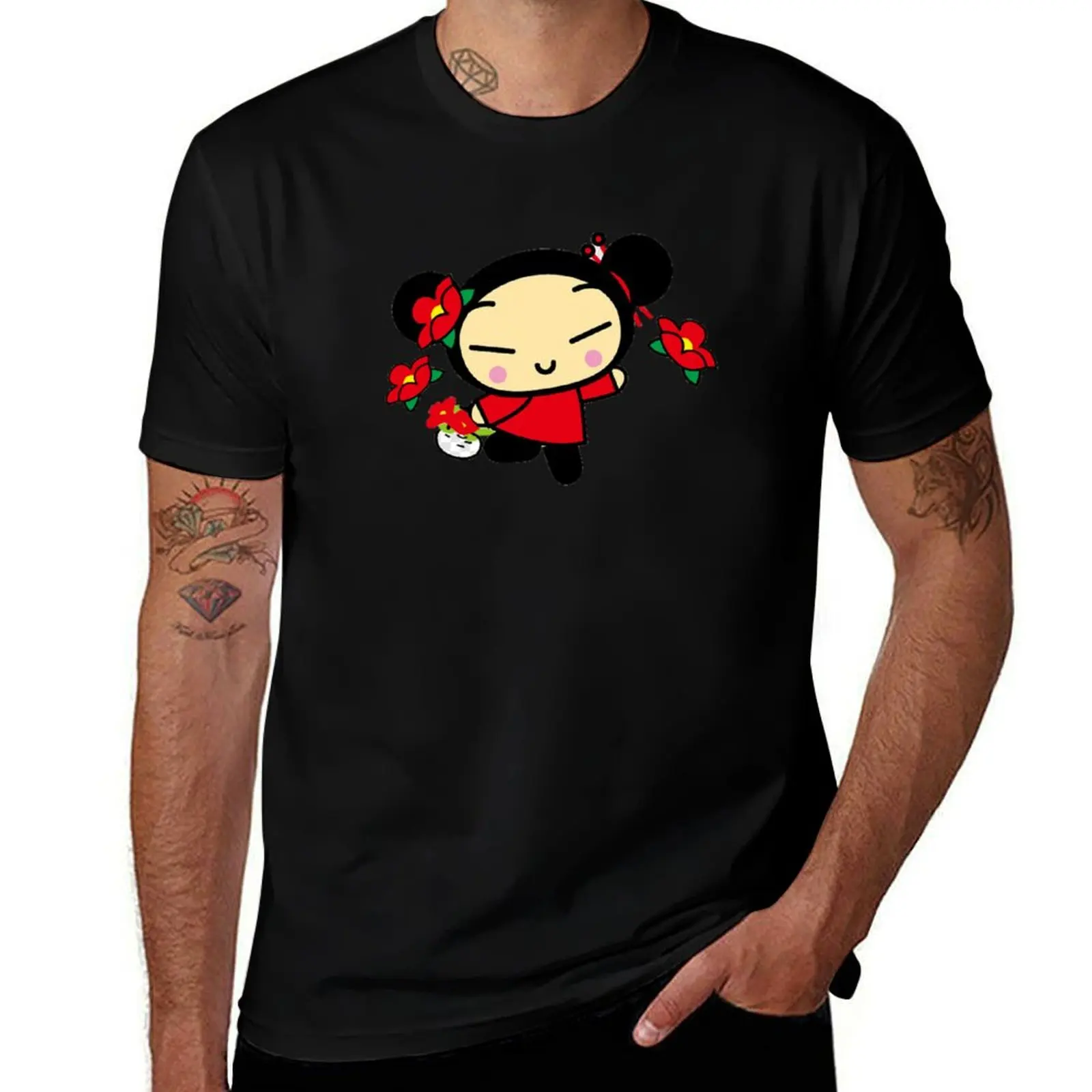 

funny love pucca T-Shirt t shirt man luxury cotton t shirt pack T-Shirt