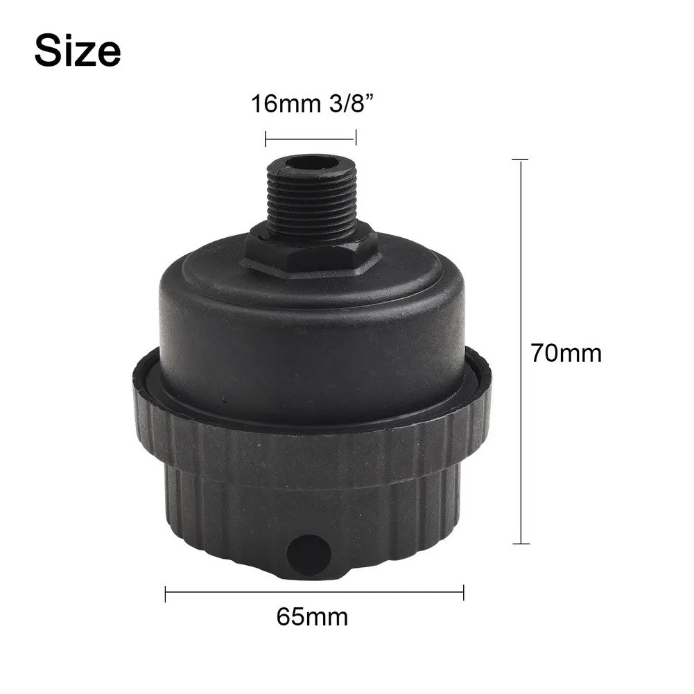 1pc Male Thread Air Compressor Muffler Air Compressor Intake Filter Muffler For Piston Air Compressor Small Air Pump  Power Tool