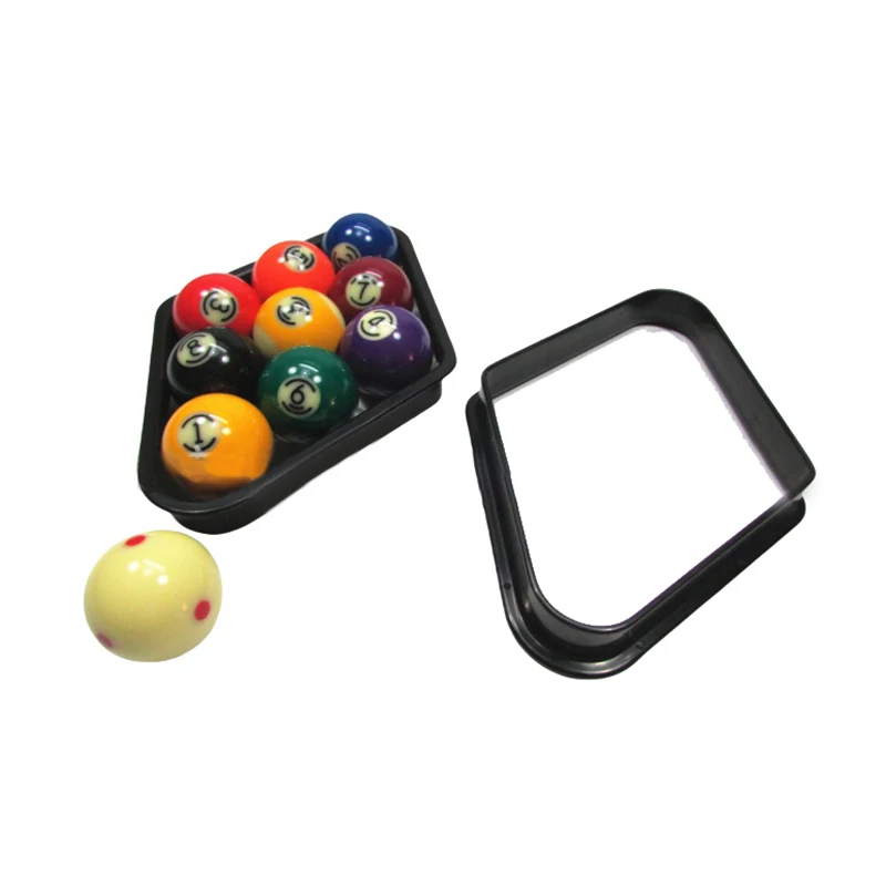 

9-Ball Table Billiard Holder Reusable Diamond Billiard Table Racks Wear-resistant For 2 1/4in Balls Billiard Accessories