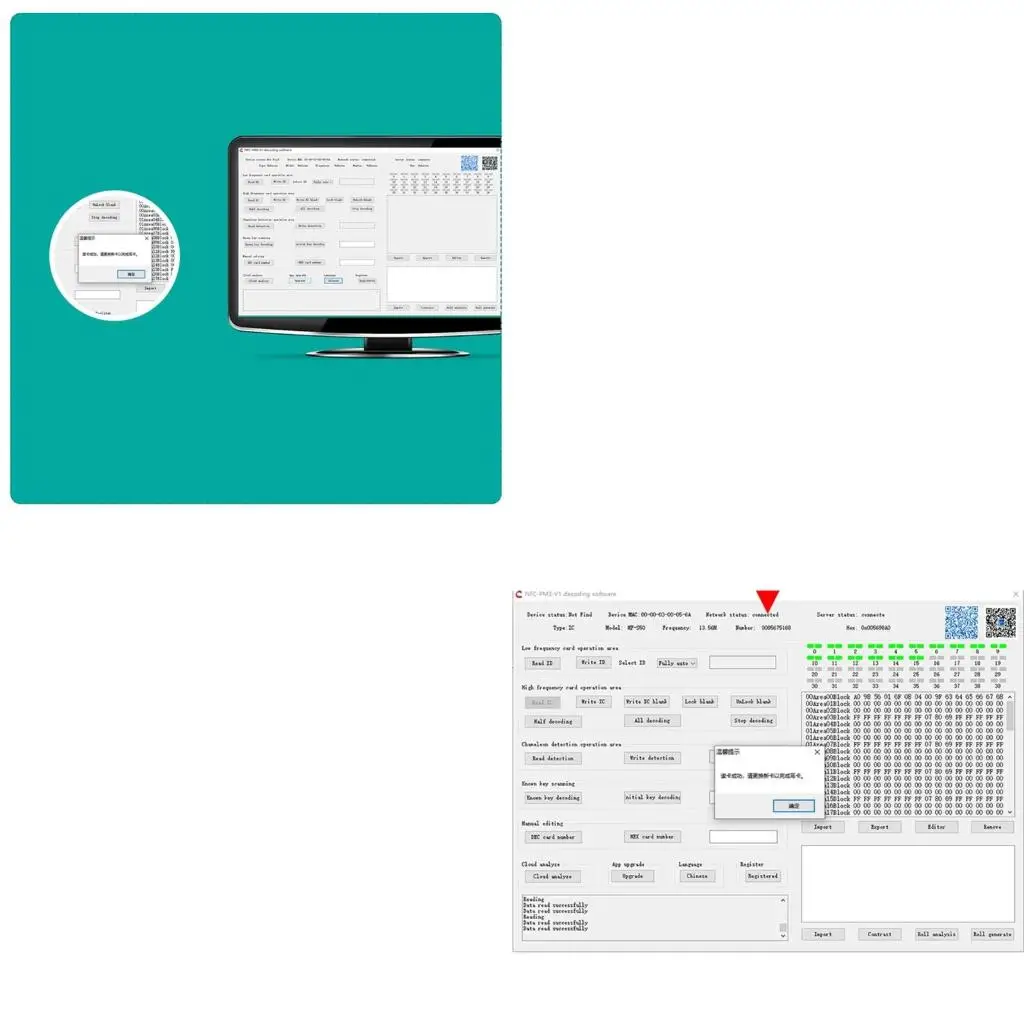 9 Frequency Card Copier Reader Writer Duplicator for IC Cards Portable for Smart Card Mifare-Card-Replicator
