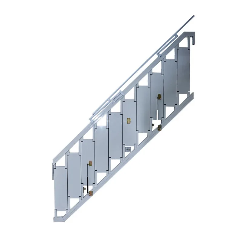 Staircase loft duplex home loft retractable side ladder