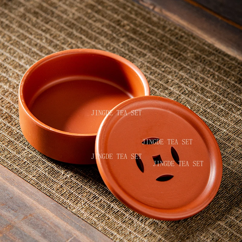 Purple Clay Water Storage Tray Small Tea Set, Kung Fu Tea Tray Chaozhou Zhu Ni Gan Soaking Platform Tea Ceremony Accessories