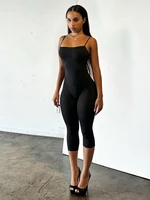 Kliou Sporty Style Sling Playusits Woman Summer Trend Low-Neck Backless Look Slimmer Skinny High Stretch Sexy Fashion Rompers - Image 5