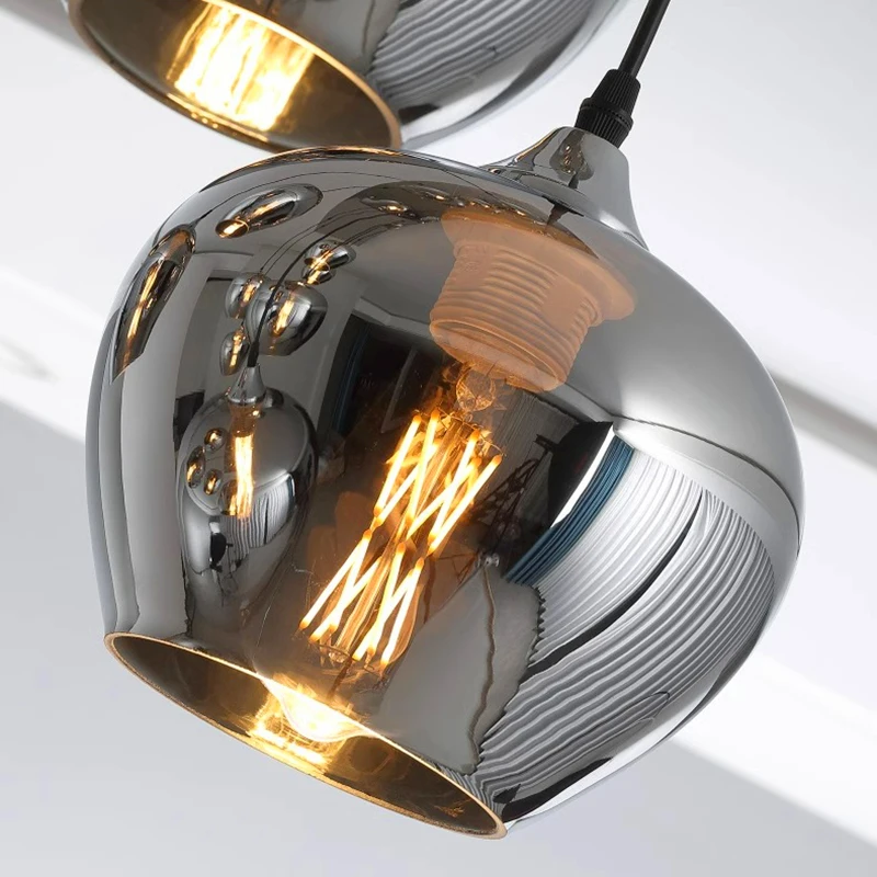 Home decoration chandelier dining room Pendant lights indoor lighting light fixture Ceiling lamps salon fancy lighting glass