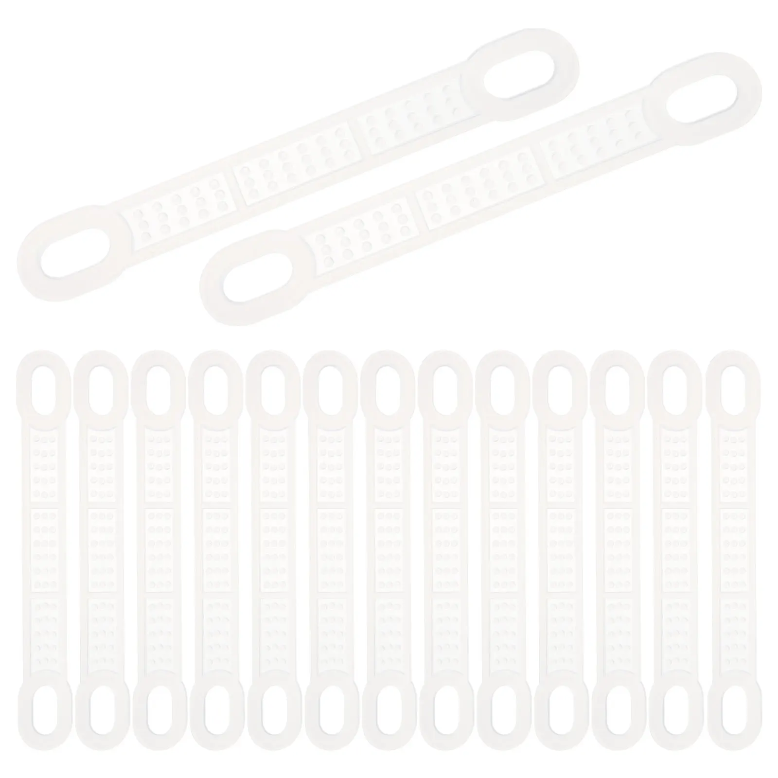 

50Pcs Silicone Hanger Grips Anti-Slip Clothing Accessories Keeps Garments Secure on Smooth Hangers Perfect for Wardrobe Closet