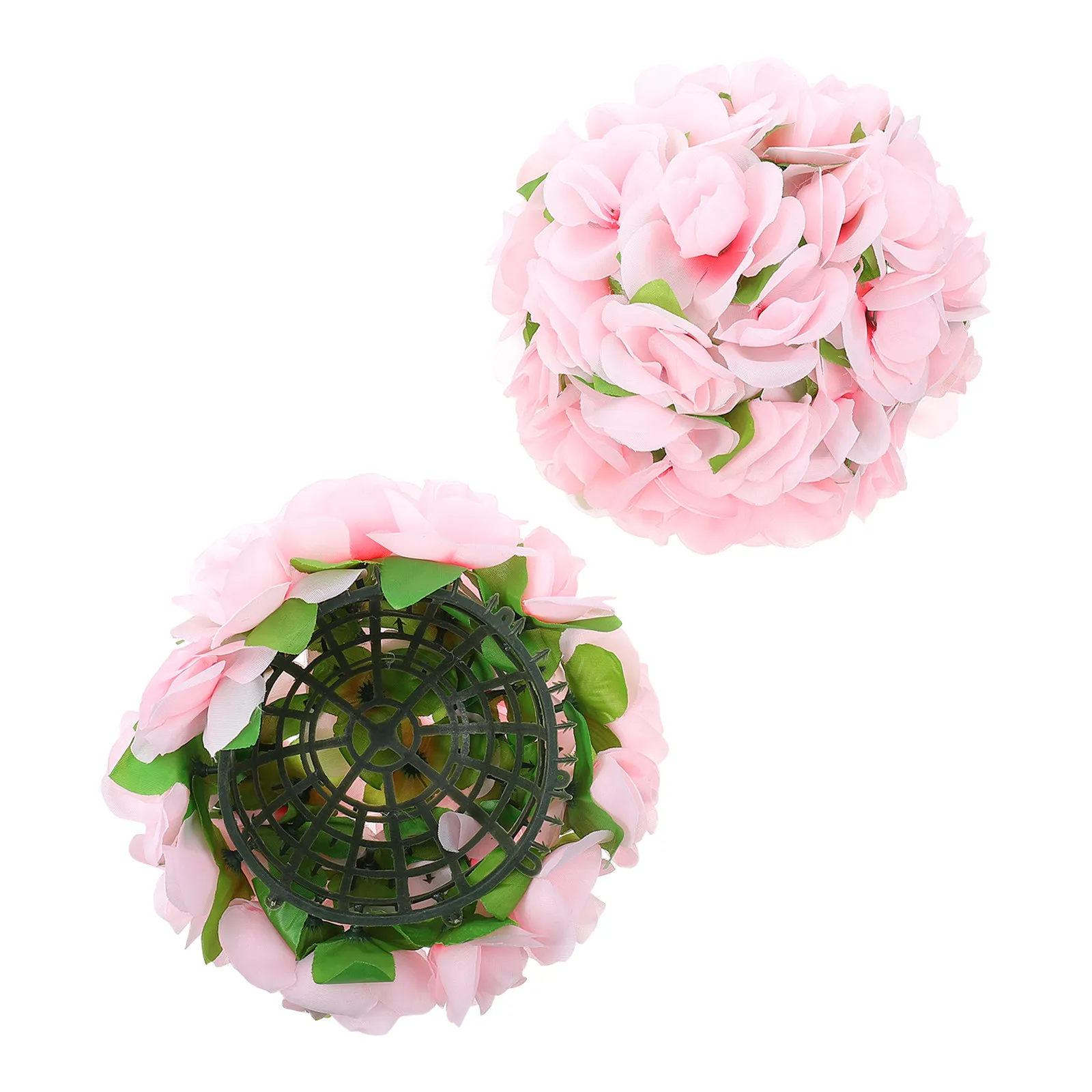 Simulation Flower Ball Hanging Rose Artificial Wedding Decor Soft Kissing Flower Ball Centerpiece Ornament Wedding Decor