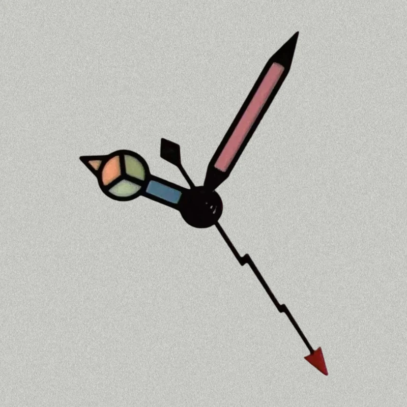 عالية الجودة اليد الملونة مضيئة بنز البرق 7.78 مللي متر * 12 مللي متر * 12.5 مللي متر ساعة الأيدي ساعة اكسسوارات لحركة NH35/NH36/4R/7S