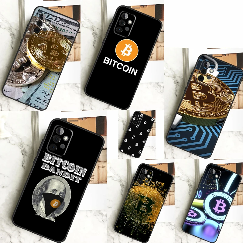 Bitcoin BTC Case For Samsung Galaxy A55 A35 A15 A14 A34 A54 A73 A53 A33 A23 A13 A12 A32 A52 A51 Cover