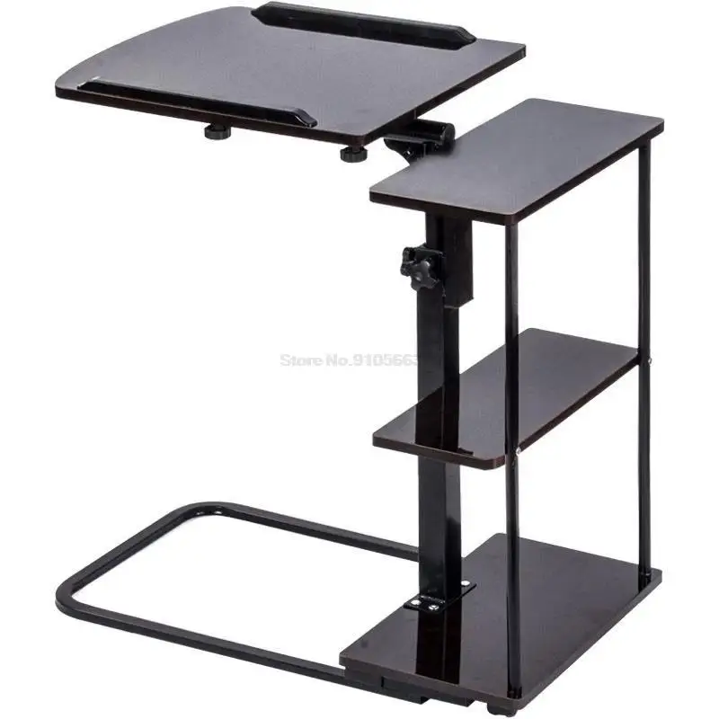 Computer di sollevamento tavolo per Laptop Mobile regolabile in altezza pieghevole accanto al tavolo per Notebook portatile letto pigro portatile scrivania in piedi