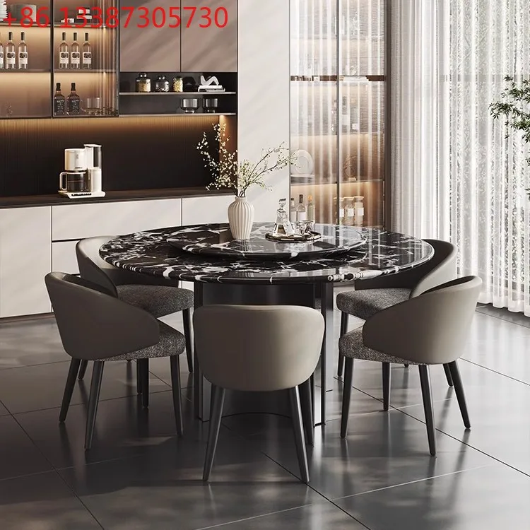 

Легкий роскошный обеденный стол из мрамора. Легкий роскошный обеденный стол премиум-класса для небольших квартир.