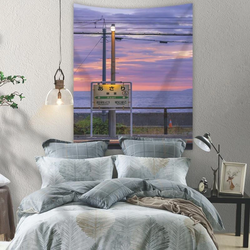 VIKAMA Nature Scenery Tapestry, Soothing Travel Scenery Wall Hanging, Wall Hanging for Bedrooms and Living Rooms, Home Decor