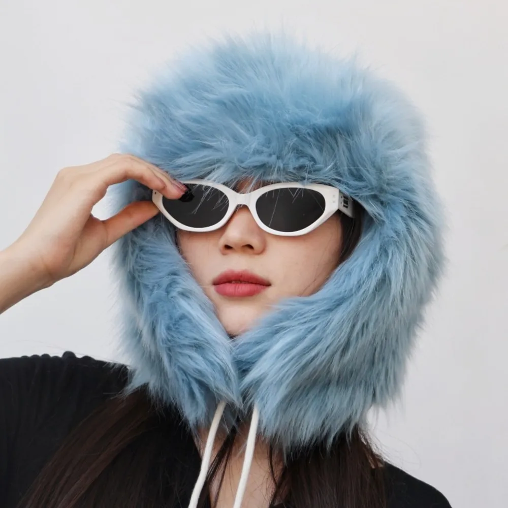 

Зимняя шапка-бини 2025 года в стиле E-Girl с леопардовым принтом из искусственного меха, женская лыжная шапка, уличный стиль, теплая пушистая, дерзкая зимняя головная убор, бейсболка