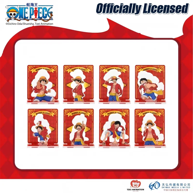 1 Pezzo Ufficiale ONE PIECE Luffy Serie Solo Standee Blind Box – Set Completo di 8. Estrai il Tuo Esclusivo Luffy!