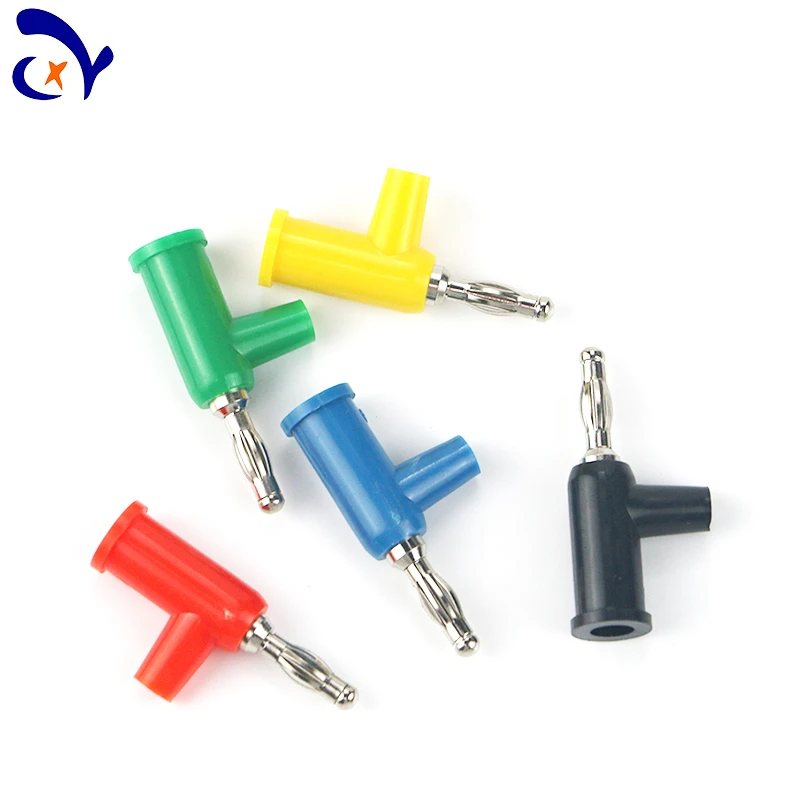10PCS Amass 25.400 T-type 4mm Banana Plug Solderless Gun Type Lantern Head Terminal Block