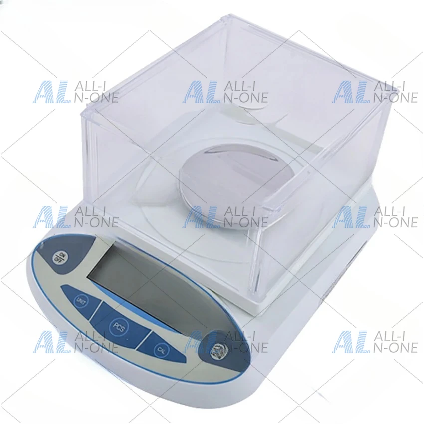 500gx0.001g Electronic Balance Scale with Windshield High Precision Laboratory Solid Analytical Digital Precision Balance Scale